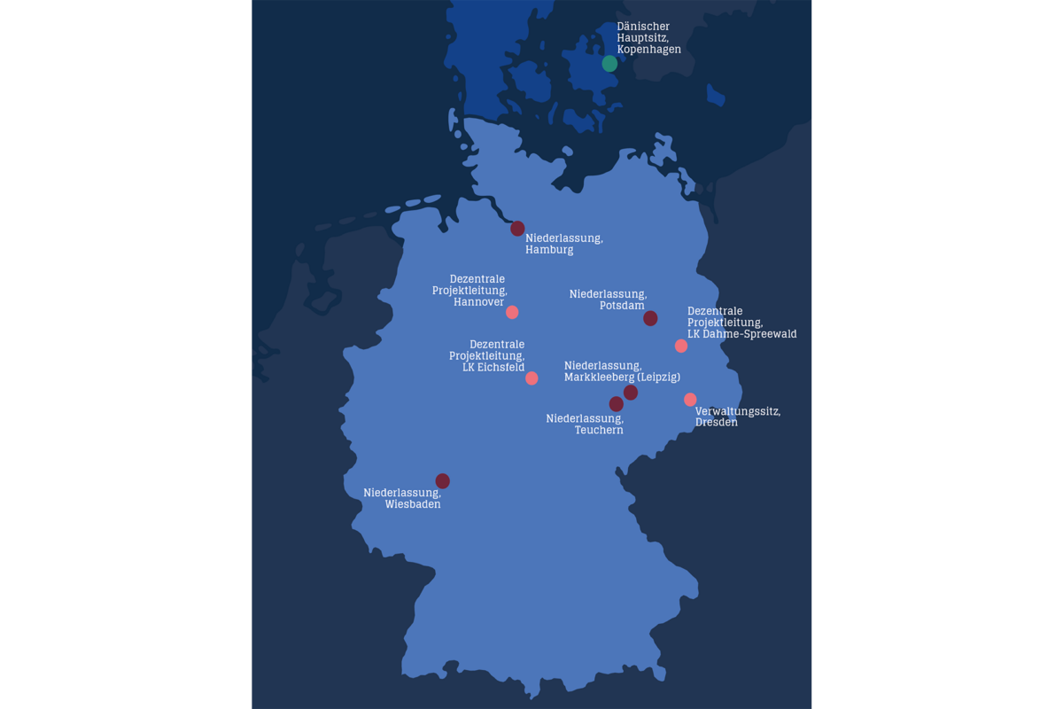 Standorte European Energy Deutschland