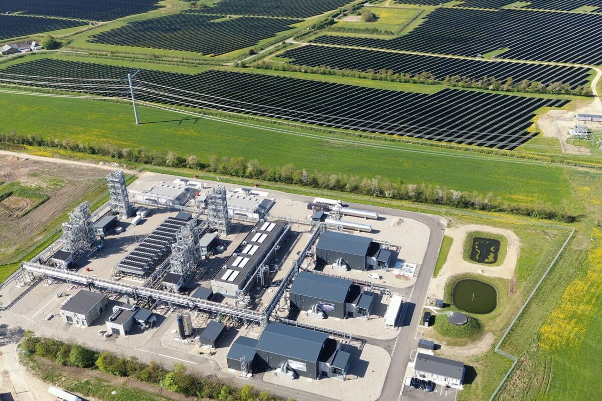 Power to X-Anlage von European Energy